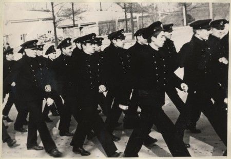 маршируют курсанты - ТМУРП  1970-е