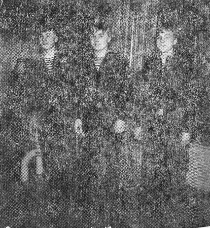 курсанты  ТМУРП победители социалистического соревнования, проходившие практику на УС Крузенштерн - 24 11 1987