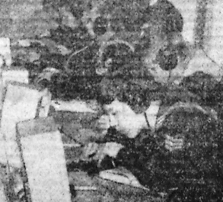 Занятия курсантов на уроке манипуляции -  ТМУРП 21 05 1969