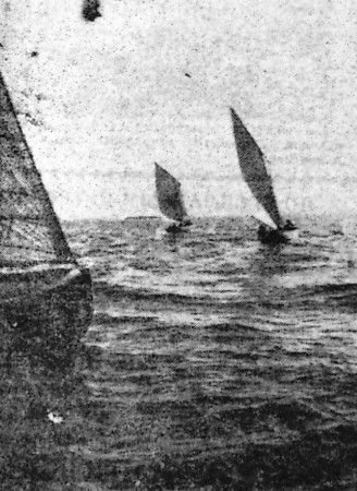 Морское многоборье. Соревнуются курсанты мореходок  - 11 06 1969 фото Э. Кестера
