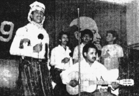 Курсанты из Йемена дали  самодеятельный концерт  -  ТМУРП  29 05 1986