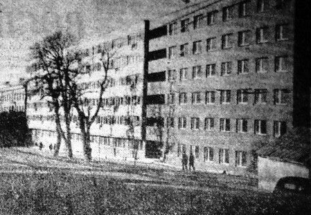 Новое здание общежития ТМУРП 16 марта 1972
