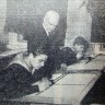 Луби Оскар Хенрикович  преподает черчение,  старейший преподаватель  ТМУРП 15 июля  1972