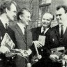 Логинов А., Ю. Плотников, В. Карулин, А. Ояла выпускники-заочники (слева направо) - 1965