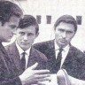 2-й механик Н. Первушин и курсанты ТМУРП Н. Никитин и В. Крохин - ТР Иней - май 1966