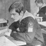 Турчев Василий  успешно сдает выпускные  экзамены по специальности эксплуатация судовых холодильных установок -  ТМУРП 23 06 1973