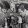 курсант Карл Маанди и 4-й механик Уно Хинно - ПБ Фридерик Шопен - октябрь 1966