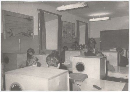 занятия в навигационном кабинете -ТМУРП 1964